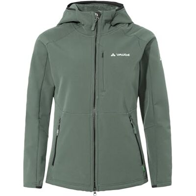 VAUDE Damen Fleece Jacke Elope Stormfleece Hoody, warm, elastisch und hoch atmungsaktiv, wind- und wasserabweisend, Passform: Slim fit, agave, 34 VAUDE Damen Fleece Jacke Elope Stormfleece Hoody, warm, elastisch und hoch atmungsaktiv, wind- und wasserabweisend, Passform: Slim fit, agave, 34