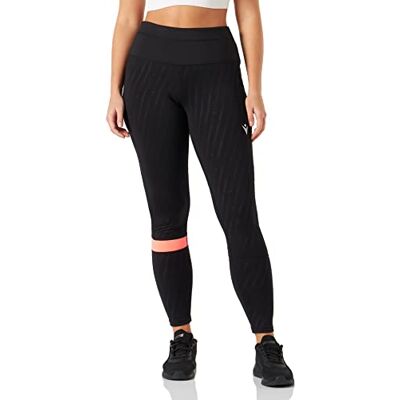 Macron Damen Laufhose Run FCC Clover Light Stretch Long Pants Woman Blk/Ncor Macron Damen Laufhose Run FCC Clover Light Stretch Long Pants Woman Blk/Ncor