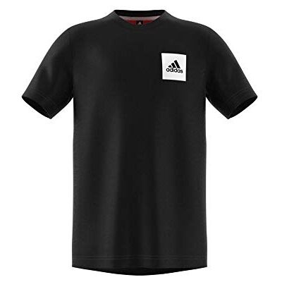 Adidas Jungen Kurzarm-Trikot Jb Tr Aero Tee, Black/Wasserfall/Weiss, 5-6A, GE0536 Adidas Jungen Kurzarm-Trikot Jb Tr Aero Tee, Black/Wasserfall/Weiss, 5-6A, GE0536