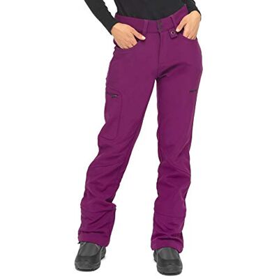 ARCTIX Damen Sarah Softshell-Hose mit Fleece-Futter Schneehose, Pflaume, X-Small (0-2) Short ARCTIX Damen Sarah Softshell-Hose mit Fleece-Futter Schneehose, Pflaume, X-Small (0-2) Short