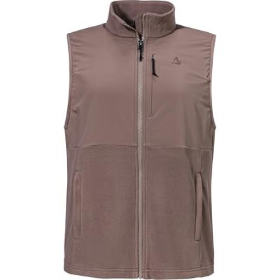 Schöffel Damen Fleece Vt Style Ash WMN, Weste aus schnell trocknendem Micro Fleece, Outdoor Weste mit mehreren Taschen, twilight mauve, 46 Schöffel Damen Fleece Vt Style Ash WMN, Weste aus schnell trocknendem Micro Fleece, Outdoor Weste mit mehreren Taschen, twilight mauve, 46
