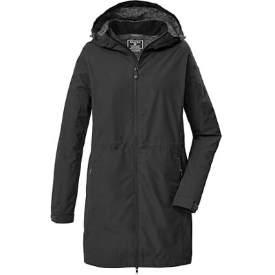 Killtec Damen Funktionsparka/Parka wasserdicht mit Kapuze KOS 35 WMN PRK, schwarz, 40, 43936-000 Killtec Damen Funktionsparka/Parka wasserdicht mit Kapuze KOS 35 WMN PRK, schwarz, 40, 43936-000