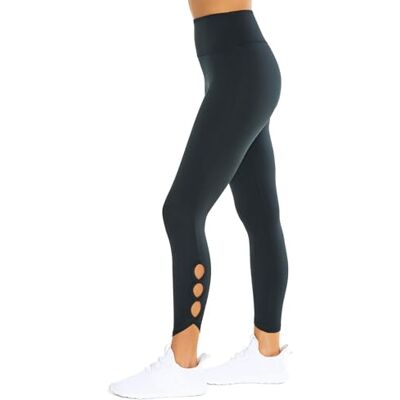 Balance Damen Kyla High Rise Keyhole Leggings, Schwarz, Medium Balance Damen Kyla High Rise Keyhole Leggings, Schwarz, Medium