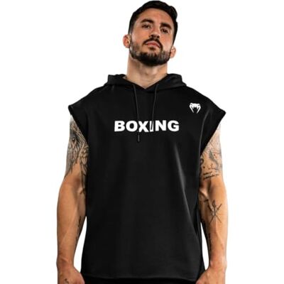 Ringhorns Venum Boxing VT Hoodie Schwarz/Weiß L Ringhorns Venum Boxing VT Hoodie Schwarz/Weiß L