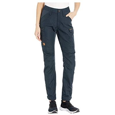 Fjällräven Kaipak Trousers Curved Women, 46/46 Damen, Dark Navy Fjällräven Kaipak Trousers Curved Women, 46/46 Damen, Dark Navy