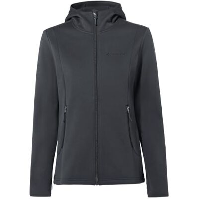 VAUDE Damen Fleecejacke Idris Fleece Hoody, angenehm warm, schnelltrocknend, atmungsaktiv, phantom black, 36 VAUDE Damen Fleecejacke Idris Fleece Hoody, angenehm warm, schnelltrocknend, atmungsaktiv, phantom black, 36