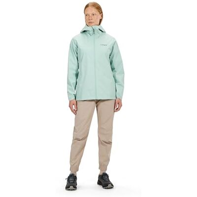 Berghaus Damen Deluge Pro Shell-Regenjacke Strapazierfähig Atmungsaktive Jacke Jacke, Grün, 6 Berghaus Damen Deluge Pro Shell-Regenjacke Strapazierfähig Atmungsaktive Jacke Jacke, Grün, 6