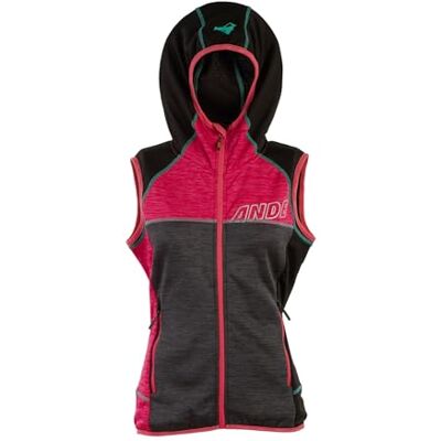 Ande W43003-C580 QUALIDO LADY VEST Sports vest Damen ANTRACITE/NERO Größe S Ande W43003-C580 QUALIDO LADY VEST Sports vest Damen ANTRACITE/NERO Größe S