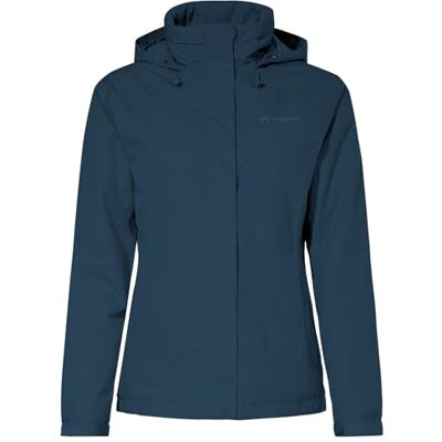 VAUDE Damen Fahrrad Regenjacke Escape Bike Warm, wärmend, wasser- und winddicht, atmungsaktiv, dark sea, 40 VAUDE Damen Fahrrad Regenjacke Escape Bike Warm, wärmend, wasser- und winddicht, atmungsaktiv, dark sea, 40