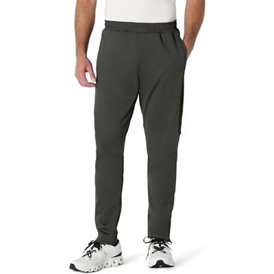 Amazon Herren Sporthose Lang Funktions-Trainings-Jogginghose aus Stretchgewebe, Dunkelgrau, L Amazon Herren Sporthose Lang Funktions-Trainings-Jogginghose aus Stretchgewebe, Dunkelgrau, L