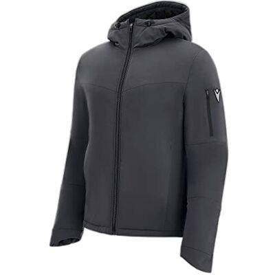 Macron Herren Athleisure FCC Eureka Waterprf Padded Hoody Jacket Gry/Blk Jacke Macron Herren Athleisure FCC Eureka Waterprf Padded Hoody Jacket Gry/Blk Jacke