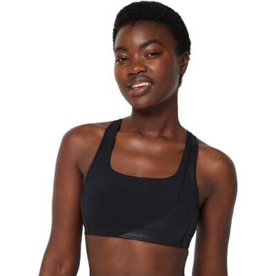 Amazon Damen Active FormFlex Butterweicher Sport-BH Mit Leichtem Halt Im Colorblock-Design Mit Quadratischem Ausschnitt Und Racerback Amazon Damen Active FormFlex Butterweicher Sport-BH Mit Leichtem Halt Im Colorblock-Design Mit Quadratischem Ausschnitt Und Racerback