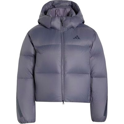 Adidas Damen Z.N.E. Puffer Down Coat, Aurora Onix, XL Adidas Damen Z.N.E. Puffer Down Coat, Aurora Onix, XL