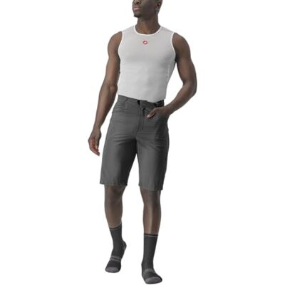 CASTELLI Herren Unlimited Baggy Short Radhose, Dark Gray/Black, 3XL EU CASTELLI Herren Unlimited Baggy Short Radhose, Dark Gray/Black, 3XL EU