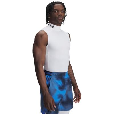 Under Armour HeatGear Weiß Herren ärmelloses T-Shirt Under Armour HeatGear Weiß Herren ärmelloses T-Shirt