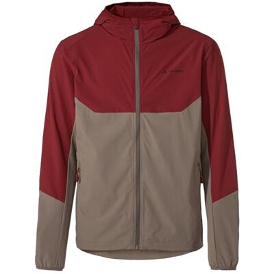 VAUDE Herren Softshelljacke Men's Moab IV -Winddichte MTB-Jacke mit Kapuze, Atmungsaktiv & Wasserabweisend, carmine, XXL VAUDE Herren Softshelljacke Men's Moab IV -Winddichte MTB-Jacke mit Kapuze, Atmungsaktiv & Wasserabweisend, carmine, XXL