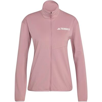 Adidas Damen Terrex Multi Climawarm Full Zip Tech Fleece Sweatshirt, Magic Mauve, XS Adidas Damen Terrex Multi Climawarm Full Zip Tech Fleece Sweatshirt, Magic Mauve, XS