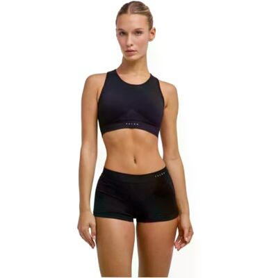 FALKE Damen Sport-BH Support W Sb Funktionsmaterial für mittleren Aktivitätslevel 1 Stück, Schwarz Black 3000, XL FALKE Damen Sport-BH Support W Sb Funktionsmaterial für mittleren Aktivitätslevel 1 Stück, Schwarz Black 3000, XL