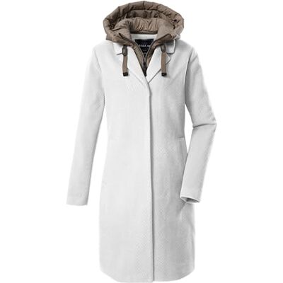 G.I.G.A. DX Damen Parka/Wollmantel mit abzippbarem Gilet und Kapuze GW 20 WMN PRK, gebrochenes weiss, 36, 43352-000 G.I.G.A. DX Damen Parka/Wollmantel mit abzippbarem Gilet und Kapuze GW 20 WMN PRK, gebrochenes weiss, 36, 43352-000