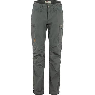 Fjällräven Damen Kaipak Trousers Curved W Pants, Basalt, 36W EU Fjällräven Damen Kaipak Trousers Curved W Pants, Basalt, 36W EU