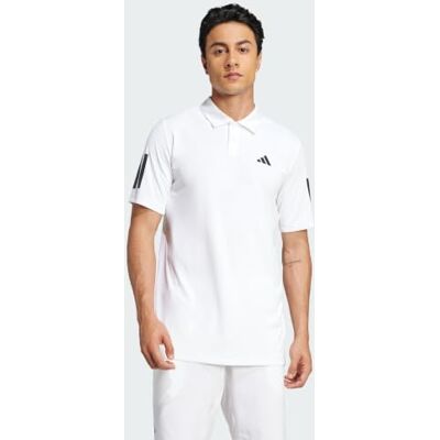Adidas Herren Club Tennis 3-Stripes Polo Shirt, White, XL Adidas Herren Club Tennis 3-Stripes Polo Shirt, White, XL