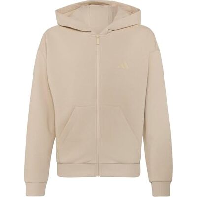 Adidas Unisex Kinder Essentials Full-Zip Hoodie Sweatshirt, Crystal Linen/Crystal Linen, 5-6 Years Adidas Unisex Kinder Essentials Full-Zip Hoodie Sweatshirt, Crystal Linen/Crystal Linen, 5-6 Years
