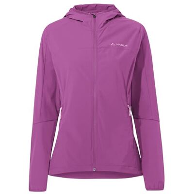 VAUDE Moab IV Softshelljacke für Damen – Winddichte Jacke mit Kapuze, wasserdicht und luftdurchlässig, aus Stretchmaterial – für Wandern und Radtouren – magenta, Größe: 42 VAUDE Moab IV Softshelljacke für Damen – Winddichte Jacke mit Kapuze, wasserdicht und luftdurchlässig, aus Stretchmaterial – für Wandern und Radtouren – magenta, Größe: 42