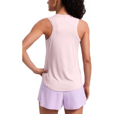 CRZ YOGA Leichtes Racerback Tank Top Workout, Feuchtigkeitsableitend, Classic Fit, Hüftlang, Reflektierende Details, Ärmelloses Shirt für Damen CRZ YOGA Leichtes Racerback Tank Top Workout, Feuchtigkeitsableitend, Classic Fit, Hüftlang, Reflektierende Details, Ärmelloses Shirt für Damen