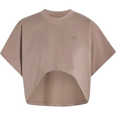 Adidas Damen Primelift Workout Graphics Shirt, Khaki Six, S Adidas Damen Primelift Workout Graphics Shirt, Khaki Six, S
