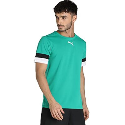 Puma Herren Teamrise Jersey Shirt, Pepper Green- Black- White, S EU Puma Herren Teamrise Jersey Shirt, Pepper Green- Black- White, S EU