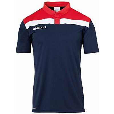 uhlsport Herren Poloshirt Offense 23 Polo Shirt, Marine/Rot/Weiß, 5XL, 100221310 uhlsport Herren Poloshirt Offense 23 Polo Shirt, Marine/Rot/Weiß, 5XL, 100221310