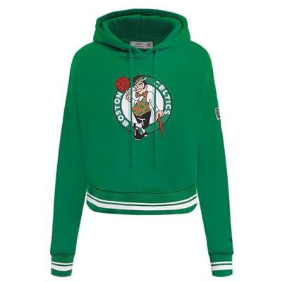 Pro Standard Womens NBA Boston Celtics Retro Classics Cropped Pullover Hoodie Kelly Green M Pro Standard Womens NBA Boston Celtics Retro Classics Cropped Pullover Hoodie Kelly Green M