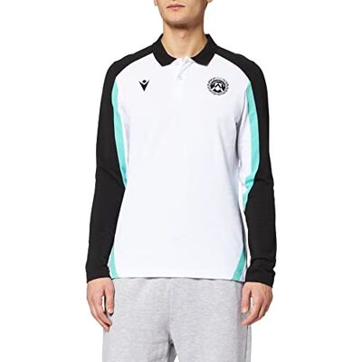 Macron Unisex Merchandising Ufficiale Poloshirt Modell Travel Langarm Udinese Fußball 2021/22 Macron Unisex Merchandising Ufficiale Poloshirt Modell Travel Langarm Udinese Fußball 2021/22