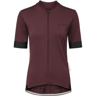 VAUDE Women's Kuro FZ Tricot II, Damen Radtrikot, Passform: Slim fit, Dark Oak, 40 VAUDE Women's Kuro FZ Tricot II, Damen Radtrikot, Passform: Slim fit, Dark Oak, 40