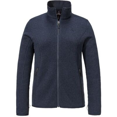Schöffel Damen CIRC Fleece Jk Style Yew WMS, schnell trocknende Fleecejacke aus nachhaltiger Herstellung, leichte Outdoorjacke mit 4-Wege-Stretch, Navy Blazer, 36 Schöffel Damen CIRC Fleece Jk Style Yew WMS, schnell trocknende Fleecejacke aus nachhaltiger Herstellung, leichte Outdoorjacke mit 4-Wege-Stretch, Navy Blazer, 36