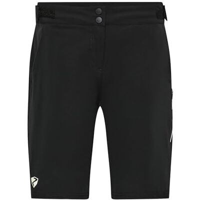 Ziener Damen Nilsa-Z Funktionelle Shorts Outdoor/Fahrrad/Freizeit, Black.White Fog, 36 Ziener Damen Nilsa-Z Funktionelle Shorts Outdoor/Fahrrad/Freizeit, Black.White Fog, 36