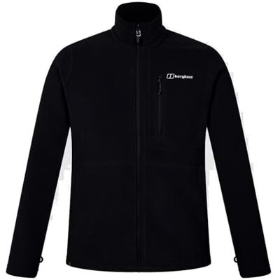 Berghaus Herren Activity Polartec Thermal Pro InterActive Fleecejacke Zusätzliche Wärme Weiches Tragegefühl Midlayer, Schwarz, XL Berghaus Herren Activity Polartec Thermal Pro InterActive Fleecejacke Zusätzliche Wärme Weiches Tragegefühl Midlayer, Schwarz, XL