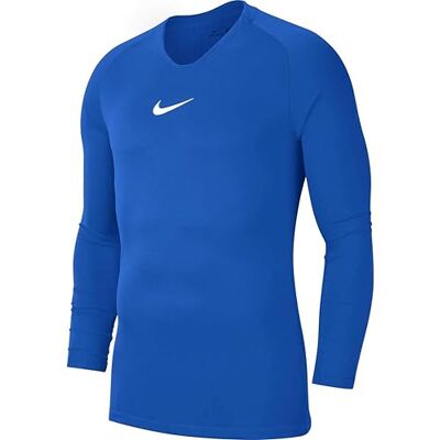 Nike Jungen Y Nk Df Park 1stlyr Jsy Thermal Long Sleeve Top, Royal Blue/White, S EU Nike Jungen Y Nk Df Park 1stlyr Jsy Thermal Long Sleeve Top, Royal Blue/White, S EU