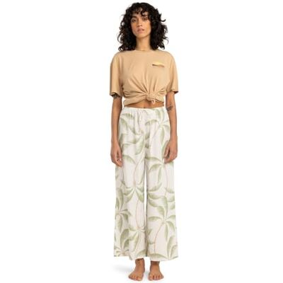 Billabong Beach Spirit Hose mit weiten Hosenbeinen Frauen XXL Weiss Billabong Beach Spirit Hose mit weiten Hosenbeinen Frauen XXL Weiss