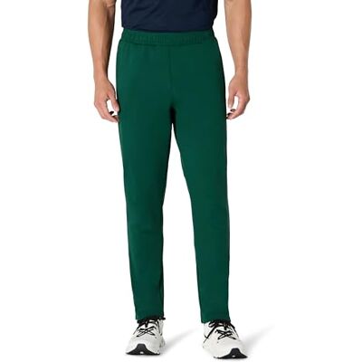 Amazon Herren Sporthose Lang Funktions-Trainings-Jogginghose aus Stretchgewebe, Dunkelgrün, S Amazon Herren Sporthose Lang Funktions-Trainings-Jogginghose aus Stretchgewebe, Dunkelgrün, S