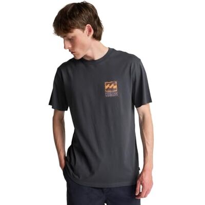 Billabong Stamp SS T-Shirt, kurzärmelig, für Herren, Schwarz Billabong Stamp SS T-Shirt, kurzärmelig, für Herren, Schwarz