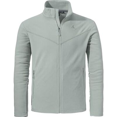 Schöffel Herren, Fleece Jk Style Qutang MNS, warme Outdoor Fleecejacke mit 2-Wege-Stretch aus recyceltem Material, leicht und schnell trocknend, tin Grey, 56 Schöffel Herren, Fleece Jk Style Qutang MNS, warme Outdoor Fleecejacke mit 2-Wege-Stretch aus recyceltem Material, leicht und schnell trocknend, tin Grey, 56