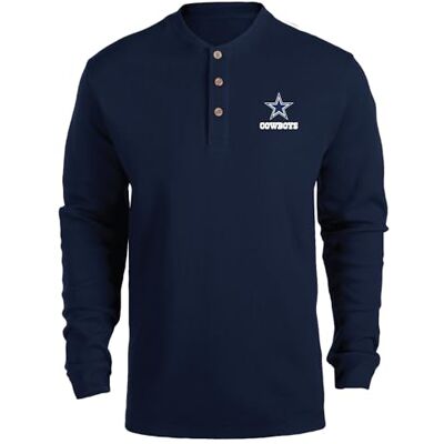 Dunbrooke Apparel NFL Herren Thermal Henley, Herren, Thermal Henley, Team, 2X Dunbrooke Apparel NFL Herren Thermal Henley, Herren, Thermal Henley, Team, 2X