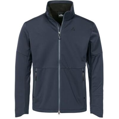 Schöffel Herren Softshell Jk Style Fracon MNS, wind- und wasserabweisende Herbstjacke mit warmer Innenseite, leichte Wanderjacke mit 2-Wege-Stretch, navy blazer, 50 Schöffel Herren Softshell Jk Style Fracon MNS, wind- und wasserabweisende Herbstjacke mit warmer Innenseite, leichte Wanderjacke mit 2-Wege-Stretch, navy blazer, 50