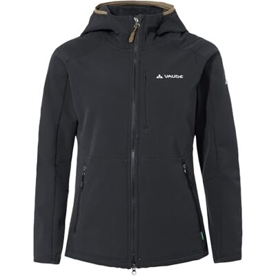 VAUDE Damen Fleece Jacke Elope Stormfleece Hoody, warm, elastisch und hoch atmungsaktiv, wind- und wasserabweisend, Passform: Slim fit, phantom black, 38 VAUDE Damen Fleece Jacke Elope Stormfleece Hoody, warm, elastisch und hoch atmungsaktiv, wind- und wasserabweisend, Passform: Slim fit, phantom black, 38
