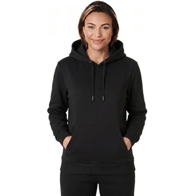 Light & Shade Damen Hoodie Fleece Pullover – Kapuzenpullover mit Tasche und Kordelzug, Sweatshirt Weich Warm für Fitness Gym Freizeit Loungewear (Schwarz, XS) Light & Shade Damen Hoodie Fleece Pullover – Kapuzenpullover mit Tasche und Kordelzug, Sweatshirt Weich Warm für Fitness Gym Freizeit Loungewear (Schwarz, XS)