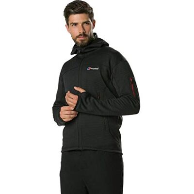 Berghaus Herren Pravitale Mountain 2.0 Hooded Fleece Jacke, zusätzliche Wärme, extra bequem, Grau, XL Berghaus Herren Pravitale Mountain 2.0 Hooded Fleece Jacke, zusätzliche Wärme, extra bequem, Grau, XL