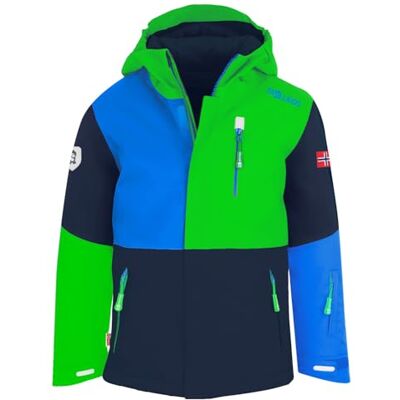 Trollkids - Hallingdal Jr - Blau/Grün - 152 - Jacket Trollkids - Hallingdal Jr - Blau/Grün - 152 - Jacket