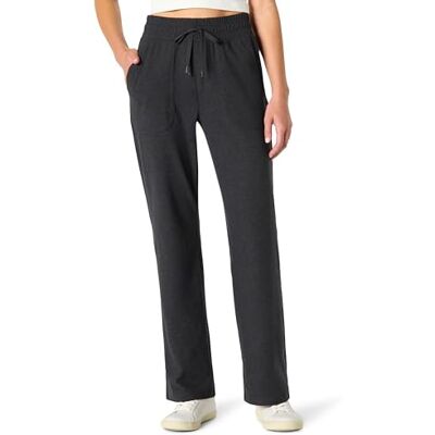 Amazon Damen Reisekleidung, Relaxed Fit leichte Stretch-Trainingshose für lockeres Training, Schwarz Space-dye, M Amazon Damen Reisekleidung, Relaxed Fit leichte Stretch-Trainingshose für lockeres Training, Schwarz Space-dye, M