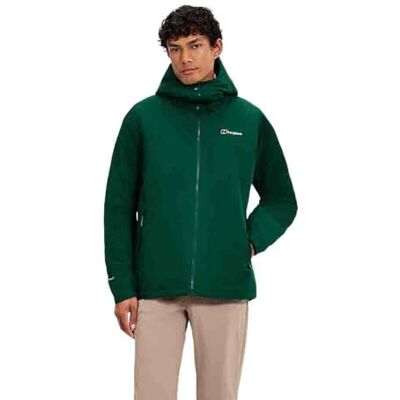 Berghaus Herren Deluge Pro Shell-Regenjacke Strapazierfähig Atmungsaktive Jacke Jacke, Grün, S Berghaus Herren Deluge Pro Shell-Regenjacke Strapazierfähig Atmungsaktive Jacke Jacke, Grün, S